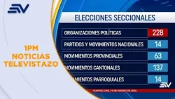 228 Organizaciones políticas estarían calificadas hasta hoy  | Noticias Televistazo | Ecuavisa