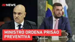 Александр де Мораес приказывает повторно арестовать конгрессмена Родриго Баселлара.