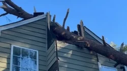 Wake County homeowner describes frightening moments before storm hit