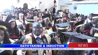 53 Medical Laboratory Scientists Inducted At Benson Idahosa University
