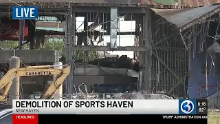 Demolition of iconic Sports Haven venue in New Haven begins