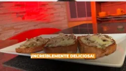 Panini de queso con champiñones: Receta paso a paso: Panini de queso con champiñones