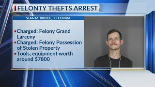 Sheriff: Man steals from construction trailer, charged with grand larceny