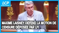 Maxime Laisney défend la motion de censure déposée par LFI - 25/02/2026_copy