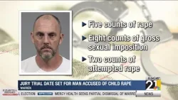 Jury trial date set for man accused of child rape