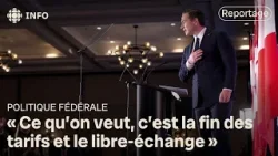 Le plan de Pierre Poilievre pour face face aux Américains