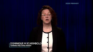 Dominique M Scarimbolo, Candidate for King County Assessor