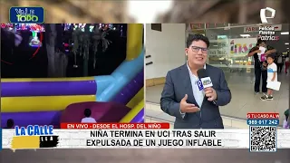 Girl ends up in ICU after being thrown from bounce house