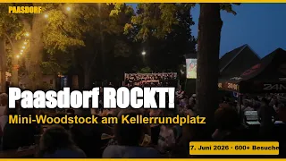Paasdorf rockt – Mini Woodstock am Kellerrundplatz!