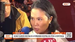 Trujillo: Keiko Fujimori respaldó a Fernando Rospigliosi pese a sentencia