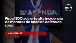 Fiscal SDO advierte alta incidencia de menores de edad en delitos de robo