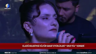 Canlı Yayın Elazığ Belediyesi Kültür Sanat Etkinlikleri Grup PİA Konseri 04 07 2026