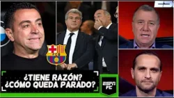 XAVI y las QUEJAS ARBITRALES NUEVAMENTE: La REALIDAD que TAPA la CRISIS del BARCELONA | ESPN FC
