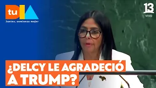 Delcy Rodríguez "thanked" Trump for his role in Venezuela: What happened? | Tu Día