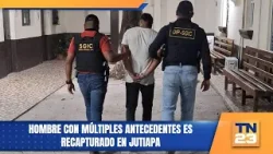 Hombre con múltiples antecedentes es recapturado en Jutiapa