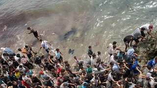 Spain: 1,700 migrants transferred from beaches to the port of Ceuta