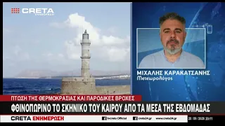 Φθινοπωρινό το σκηνικό του καιρού από τα μέσα της εβδομάδας