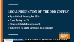 Shawnee Hills Arts Council presents 'The Odd Couple' on January 23-25