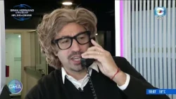 Graziano hosts Tati, the evicted Gran Hermano contestant