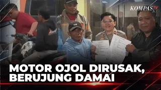 Ojol Motorcycle Vandalized by Car Driver in South Jakarta Reaches Amicable Settlement | KOMPAS PE...