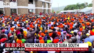 CS Mbadi Praises Ruto for Road Development in Suba South. #ebrunews