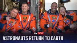 «Артемида II»: Экипаж возвращается на Землю после исторической лунной миссии. «Артемида II»: Экипаж возвращается на Землю после исторической лунной миссии.