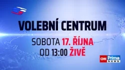 Jak dopadne 2. kolo voleb do Senátu? Sledujte VOLEBNÍ CENTRUM v sobotu 17. října na CNN Prima NEWS!