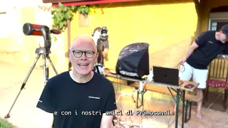 Solar eclipse, the international website: "Live broadcast from Terrazza Colombo is a wonderful so...