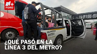 Metro Line 3 Service Suspended From Indios Verdes to La Raza in CDMX