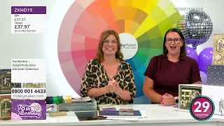 15/09/2026 HM Live -Hunkydory 18th Birthday Sizzix,Woodware,Carnation Crafts & Creative Expressions