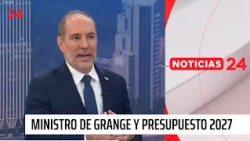 De Grange y Presupuesto 2027: “Hay una componente relevante en obras hidráulicas”