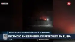 Bomberos sofocan incendio en una de las mayores refinerías de crudo de Rusia