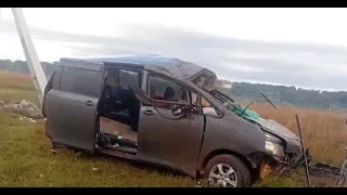 Driver crashes into utility pole in Isla Pucú and is left seriously injured