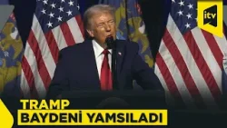 Tramp çıxışı zamanı Baydeni təqlid etdi