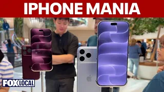 iPhone 18 launch draws massive crowds Apple flagship store in NYC