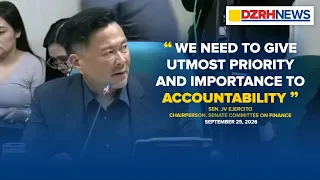Accountability at reporma sa DPWH, dapat mapanatili kasabay ng infrastructure spending — Ejercito