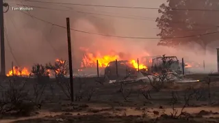 Nevada fire grows forcing thousands near Reno to evacuate