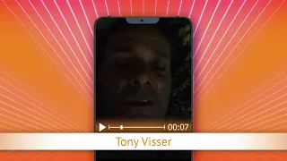 TV Oranje app video message - Tony Visser