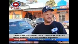Conductores de la ruta Cumaná - Puerto La Cruz denuncian incremento de rutas piratas
