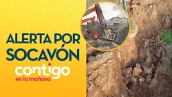 They don't want to leave their homes: Half-kilometer sinkhole affects Arauco - Contigo en la Mañana