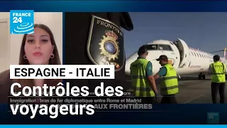 L'Espagne commence les contrôles aux frontières aux voyageurs venant d'Italie • FRANCE 24