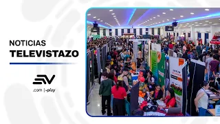 Long lines form at job fair | Televistazo | Ecuavisa
