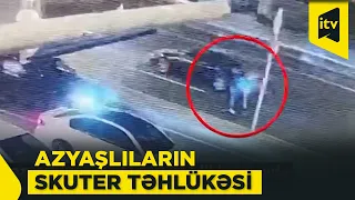 NİİM azyaşlıların skuterlə törətdikləri qayda pozuntuları ilə bağlı müraciət edib