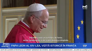 Pope Leo XIV in his first visit to France in 18 years