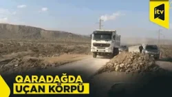 Lökbatan–Güzdək yolunda körpü uçdu