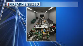 Over 100 guns and 55,000 rounds of ammunition seized in Tulare County, police say