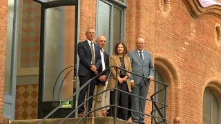 La xemeneia del MNACTEC torna a fumejar en la seva reobertura