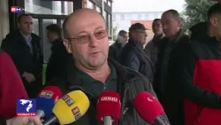 Radnici "Željeznica RS" okupili su se u Prijedoru kako bi iskazali nezadovoljstvo visinom primanja