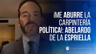 "Political legwork bores me": Abelardo de la Espriella on the Senate Presidency