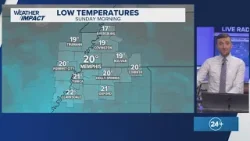 Rain likely Wednesday morning in Memphis, bitter cold coming | ABC24+ Weather Impact
